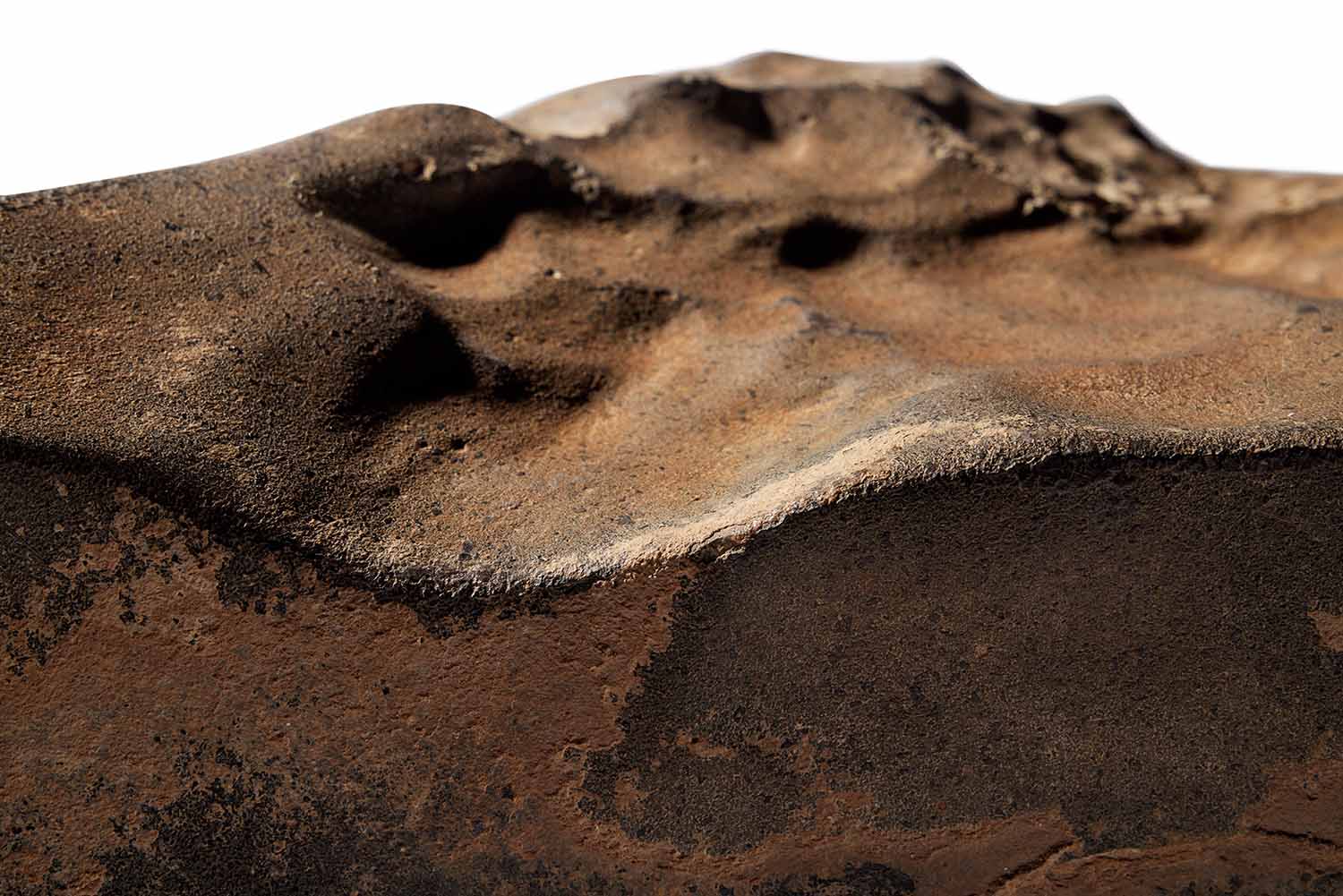 Closeup of a meteorite from Mars