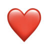 Red heart emoji